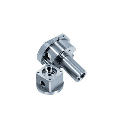 membeli Micro Machining Aluminium CNC Parts Stainless Steel Flange Bushing Sandblasting online manufacture