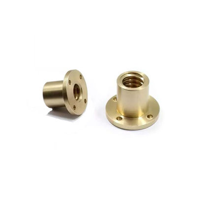 membeli Tembaga CNC Lathe Machining Precision Nut Brass Turned Parts Metal Nut Machining Factory online manufacture