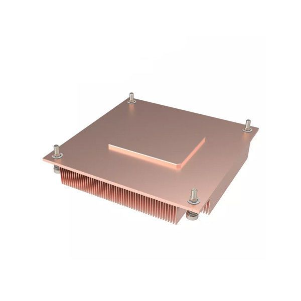CNC Machining Brass CNC Parts Skived Fin Heat Sink OEM ODM
