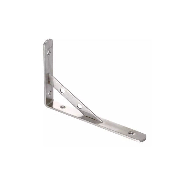 Sheet Metal Flat Triangle Bracket Nickel Plating For Shipbuilding