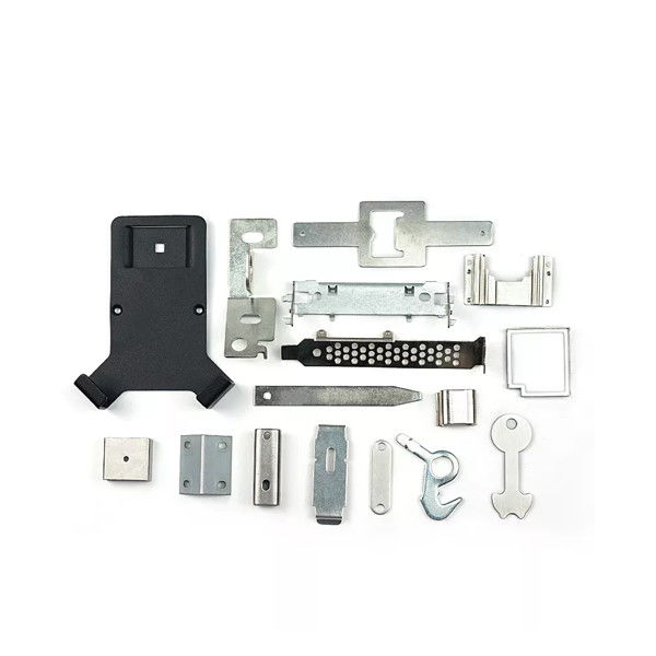 L Shape Custom Metal Brackets Sheet Metal Stamping Part For HVAC