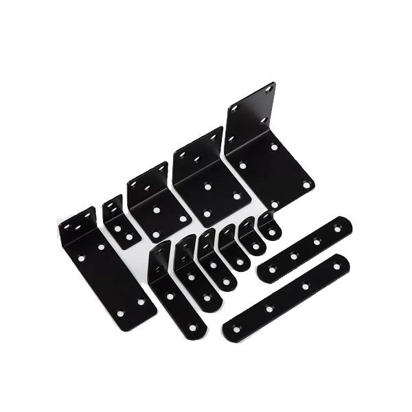 OEM Stainless Steel Aluminium Angle Corner Joint L Metal Brackets Spray Coating